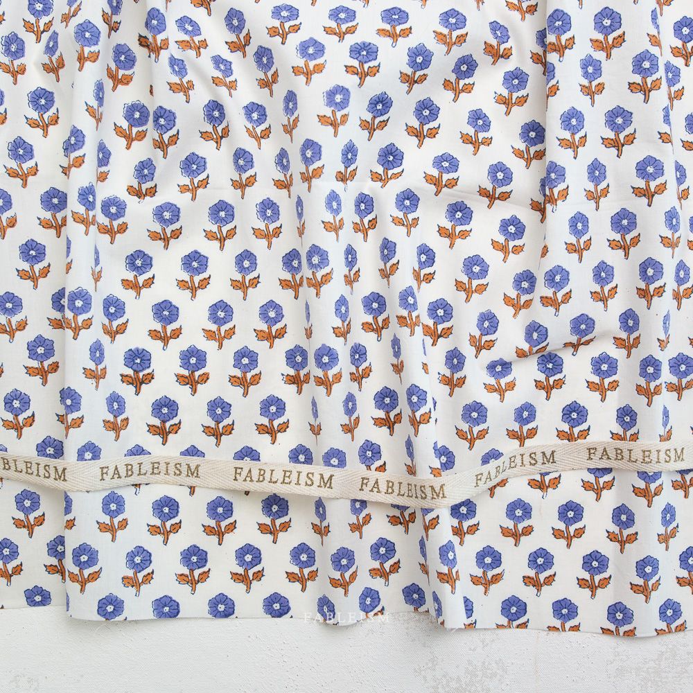 Fableism Indian Block Prints: Cottage - Violet Flowerling