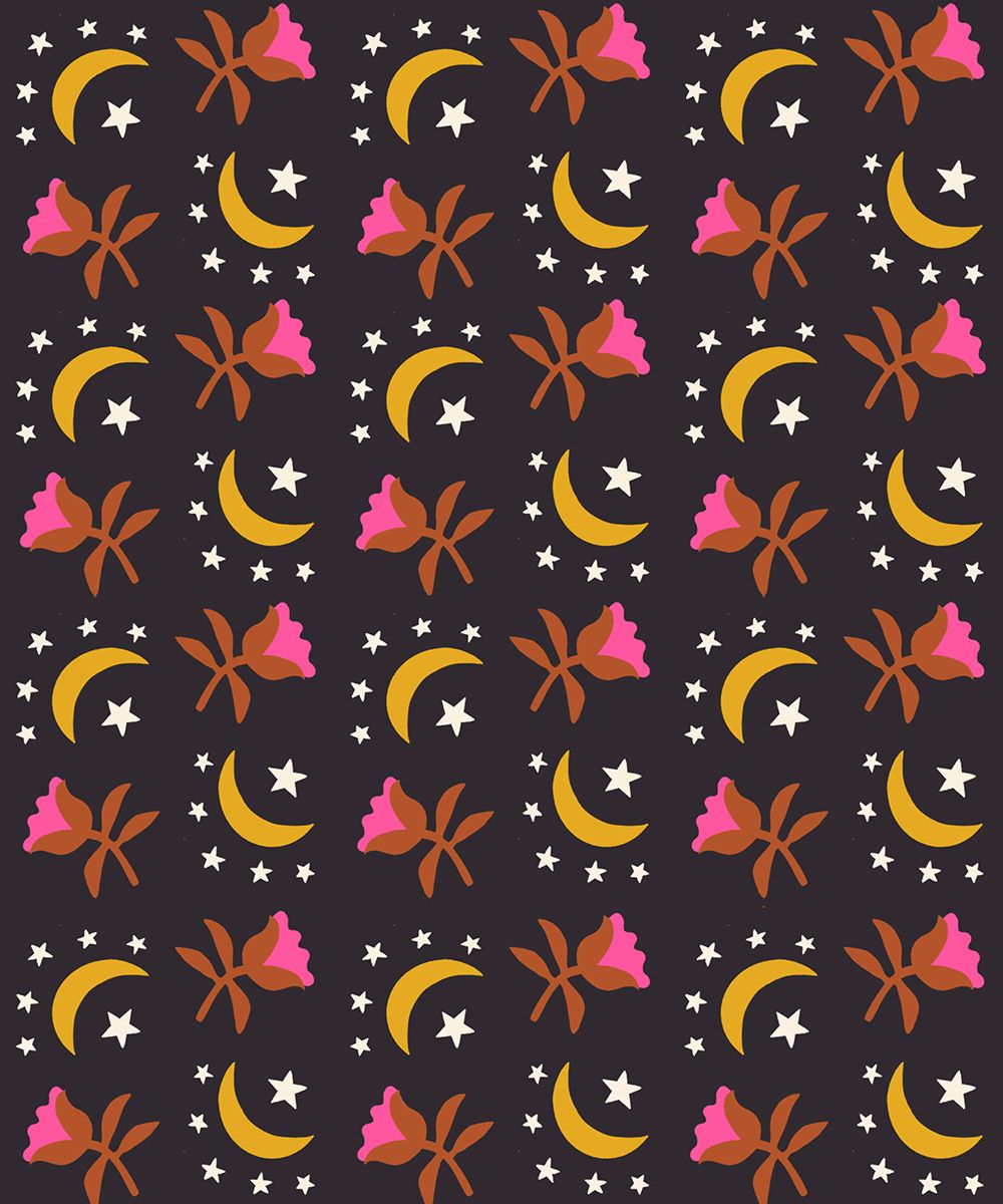 Ruby Star Society Catnap -Moonflower - Black