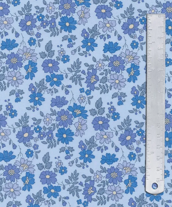 Liberty Lawn Capel Floret Bespoke 2GZ Blue