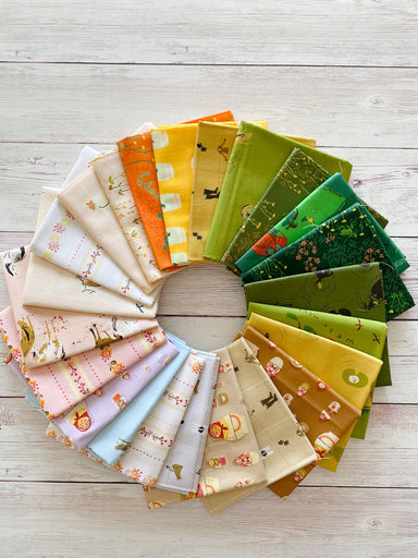 West Hill - Heather Ross - Fat Quarter bundle with remnant