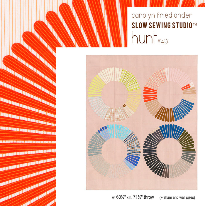Carolyn Friedlander - Hunt quilt pattern + template