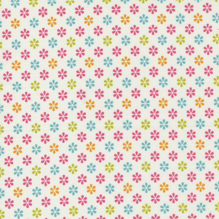 Flower Power - Daisy Dots on ivory