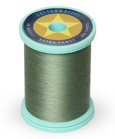 Cotton and Steel Thread by Sulky -  French Green
