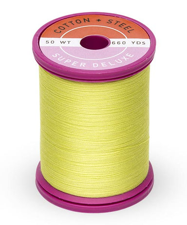 Cotton and Steel Thread by Sulky - Neon Yellow