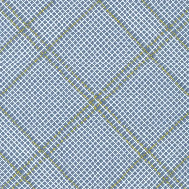 Carolyn Friedlander - Collection CF Grid Metallic 2021 - Diamond Grid in Shitake