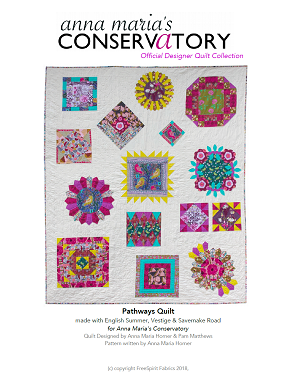 Anna Maria's Conservatory Pathways Quilt - PDF pattern