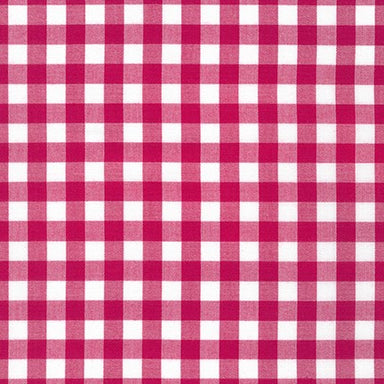 Kitchen Window Wovens - Elizabeth Hartman - Gingham in Pomegranate