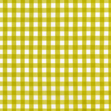 Kitchen Window Wovens - 1/2 inch gingham in Pickle