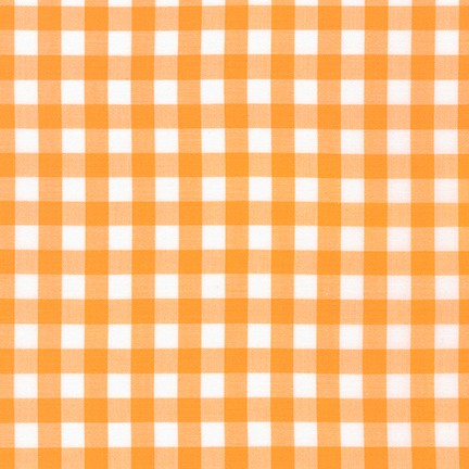 Kitchen Window Wovens - Elizabeth Hartman - Gingham in Goldfish