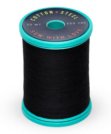Cotton and Steel Thread by Sulky - Black
