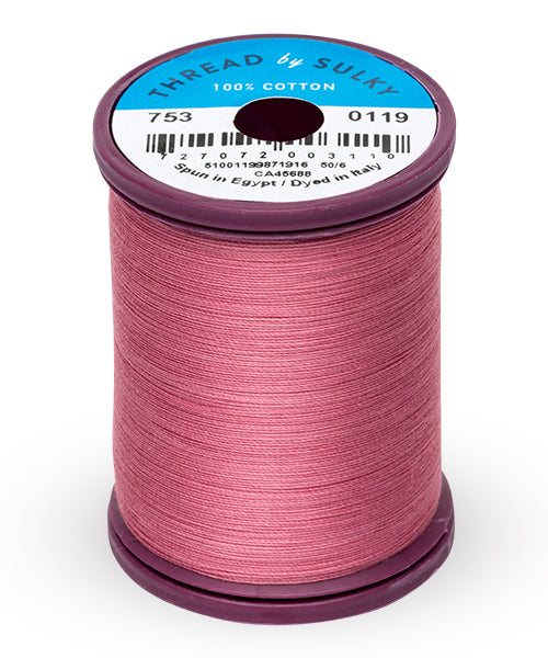 Cotton and Steel Thread by Sulky - Dark Rose