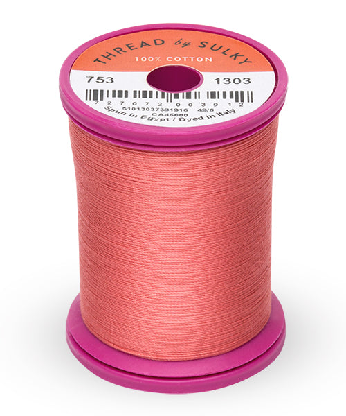 Cotton and Steel Thread by Sulky -  Watermelon