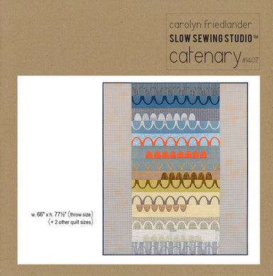 Caternary Quilt pattern - by Carolyn Friedlander