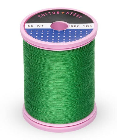 Cotton and Steel Thread by Sulky - Christmas green