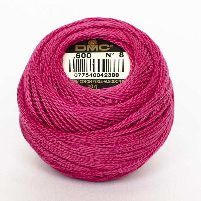 DMC Perle 8 thread - 600 - Very Dark Cranberry