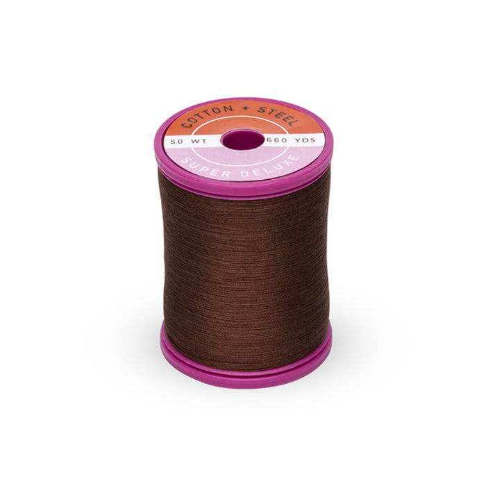 Cotton and Steel Thread by Sulky - Dark Brown