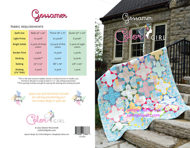Gossamer - Quilt pattern from Color Girl Quilts