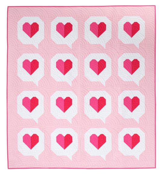 I Heart You Quilt Pattern