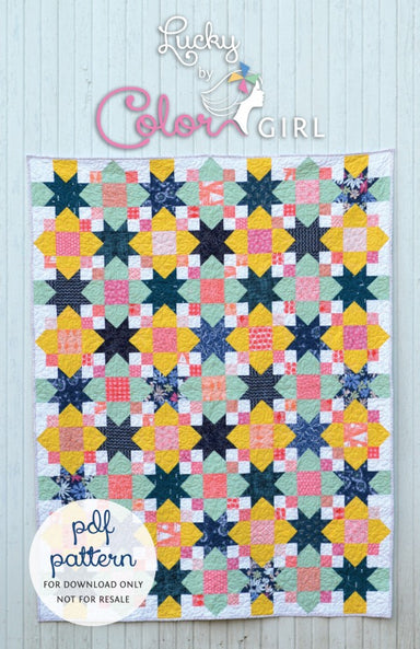 Lucky- quilt pattern by Color Girl Quilts