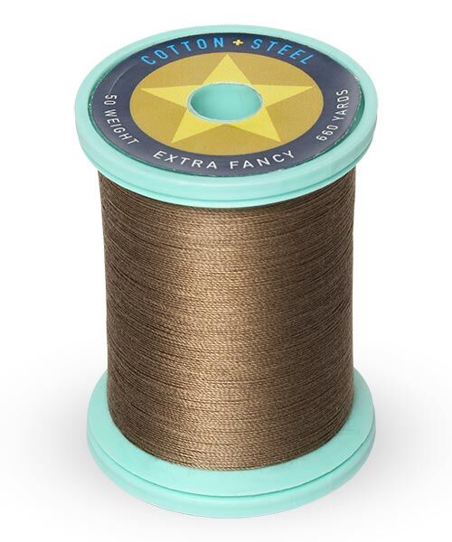 Cotton and Steel Thread by Sulky - Taupe
