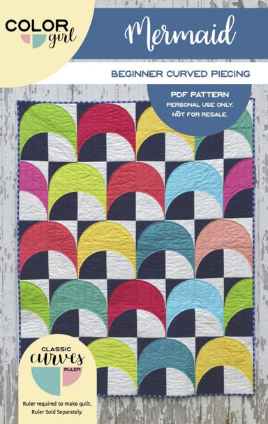 Mermaid - pattern by Color Girl Quilts