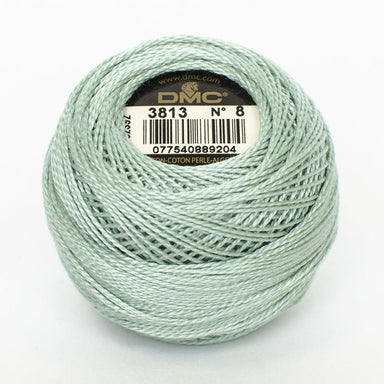 DMC Perle 8 thread - 3813 - Light Blue Green - The Next Stitch