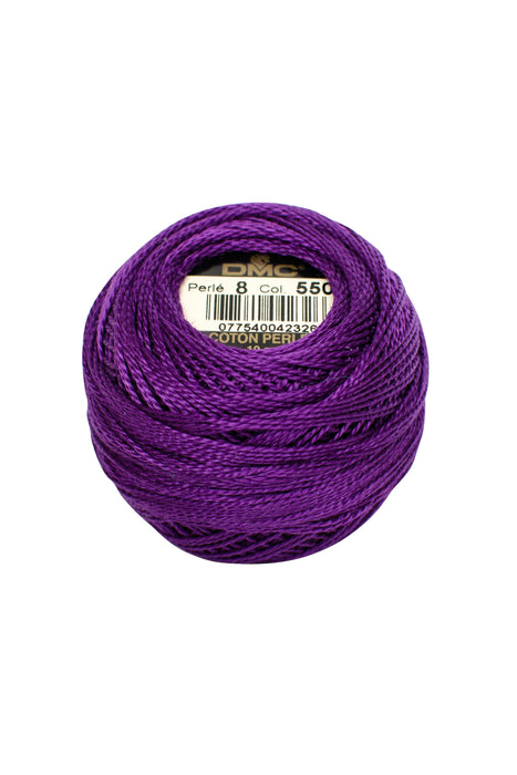 DMC Perle 8 thread - 550 - Very Dark Violet - The Next Stitch
