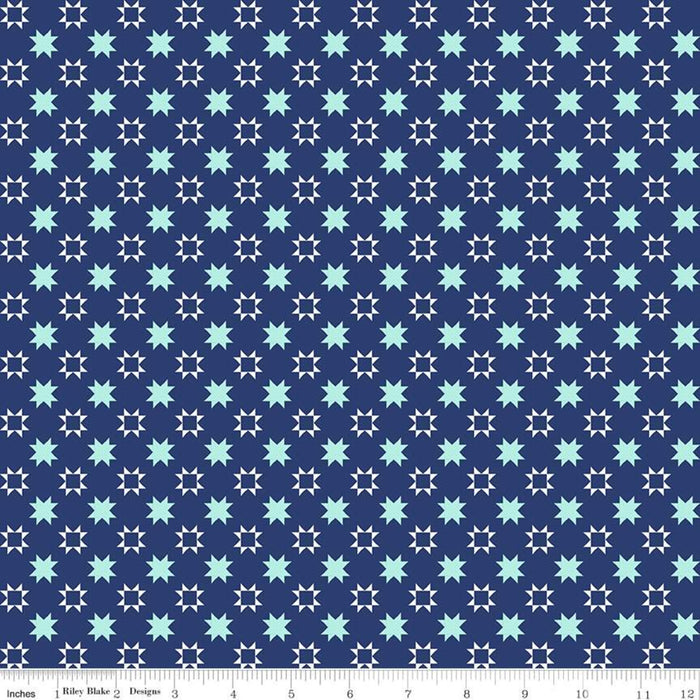 Quilt Fair - Tasha Noel - Quilty Stars in Navy