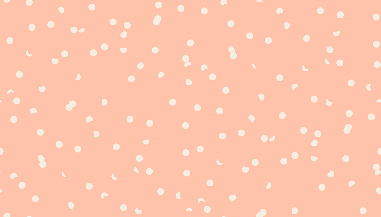 Hole Punch Dot - Kim Kight - Hole Punch Dot in Peach
