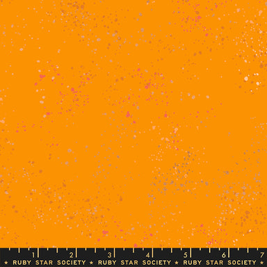 Ruby Star Society - Rashida Coleman Hale - Speckled 2021 in clementine metallic - The Next Stitch