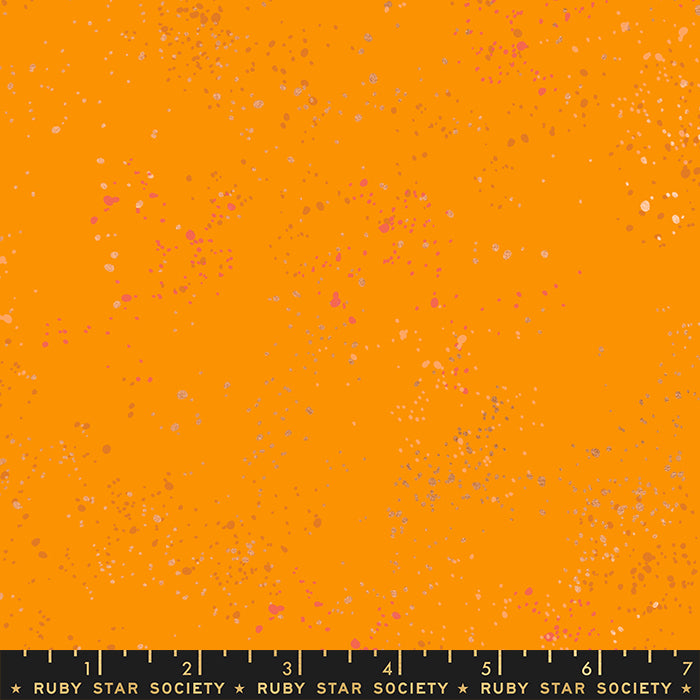 Ruby Star Society - Rashida Coleman Hale - Speckled 2021 in clementine metallic - The Next Stitch