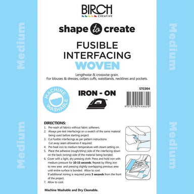 Birch - Shape to Create- Medium woven interfacing