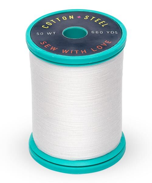 Cotton and Steel Thread by Sulky - Bright White