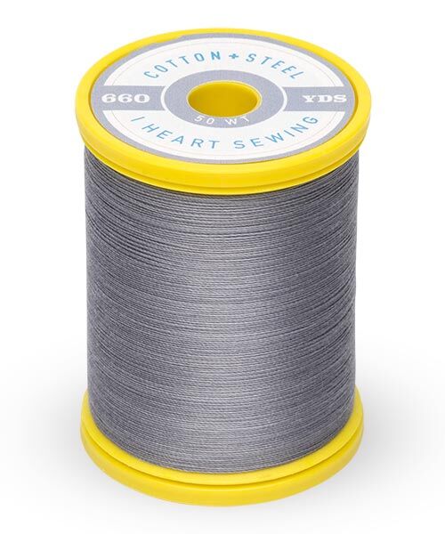 Cotton and Steel Thread by Sulky -  Sterling grey
