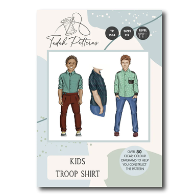 Tadah Patterns - Kids Troop Shirt pattern