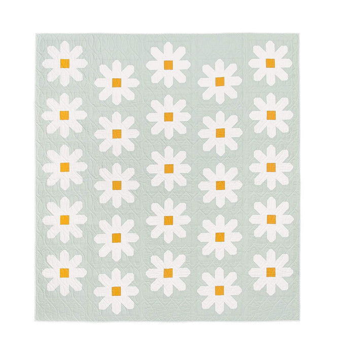 Fresh as a Daisy - Pen and Paper Patterns -  throw quilt kit in Flower Power