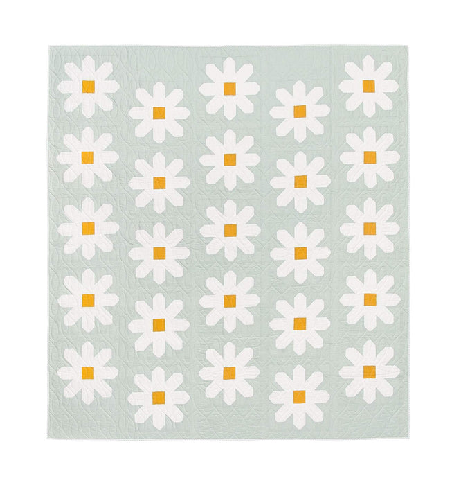 Fresh as a Daisy - Pen and Paper Patterns -  throw quilt kit in Flower Power
