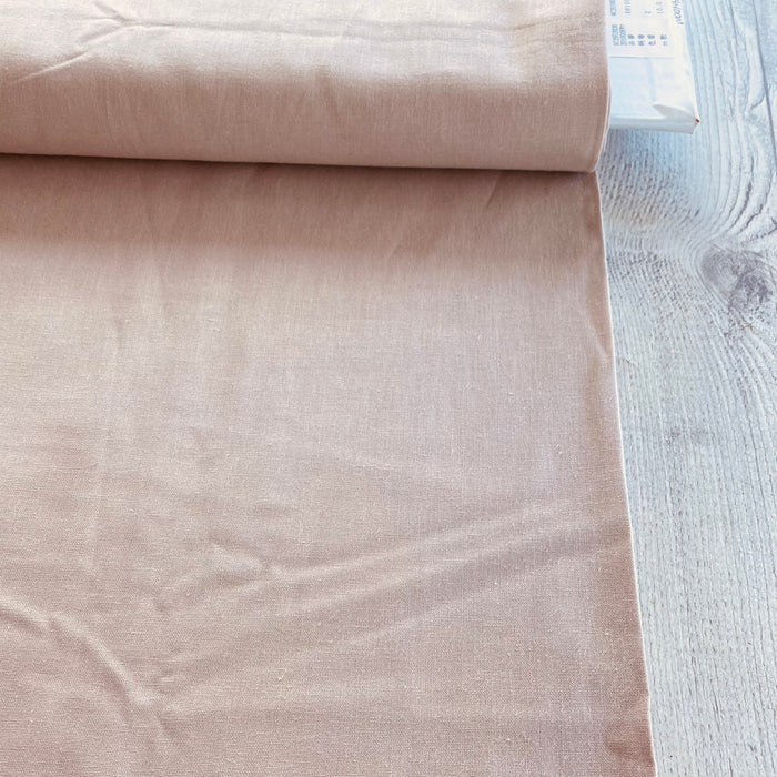 Japanese Cotton/Linen Canvas - dusty pink