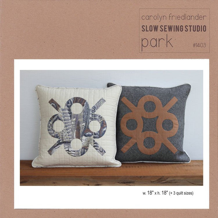 Carolyn Friedlander - Park quilt and pillow sham pattern