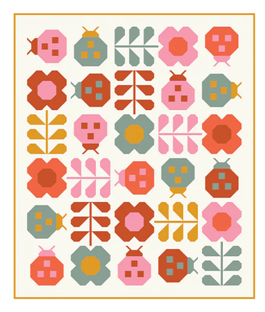 Pen + Paper Patterns Hello Spring  - Cover Quilt kit