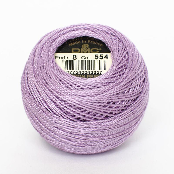 DMC Perle 8 thread - 554 - Light Violet - The Next Stitch