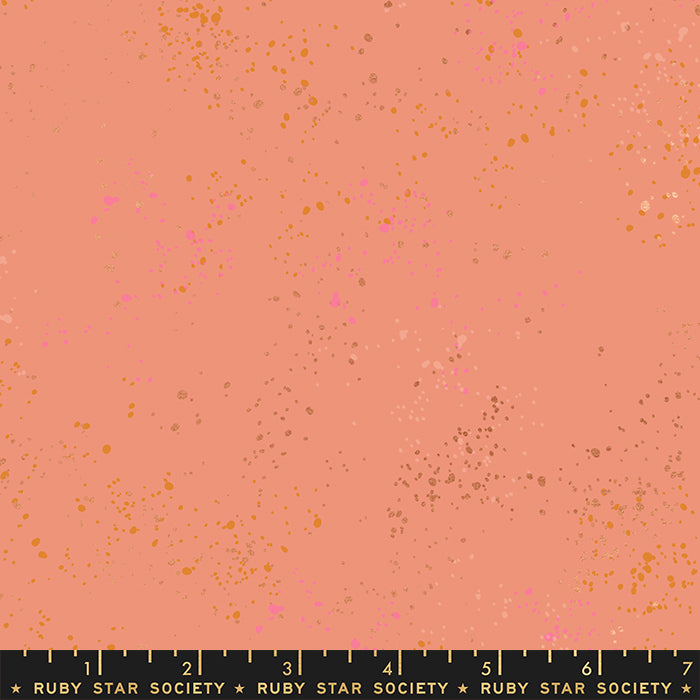 Ruby Star Society - Rashida Coleman Hale - Speckled 2021 in melon metallic - The Next Stitch