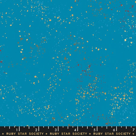 Ruby Star Society - Rashida Coleman Hale - Speckled in Bright Blue metallic